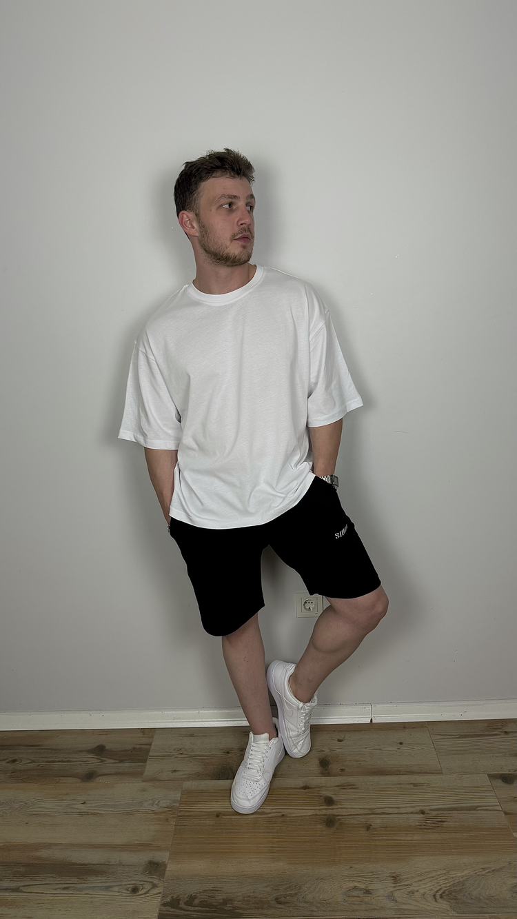 BEYAZ BASİC BOXY TİŞÖRT